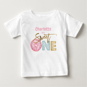 Doughnut Sweet One 1st Birthday  Baby T-Shirt