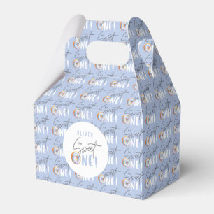 Doughnut sweet one 1st birthday party attire  favour box