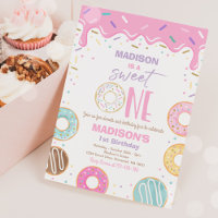 Doughnut Sweet One Birthday Party Doughnut 1st Bir