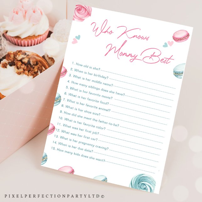 Doughnut Sweet Who Knows Mummy Best Baby Shower  Invitation (Creator Uploaded)