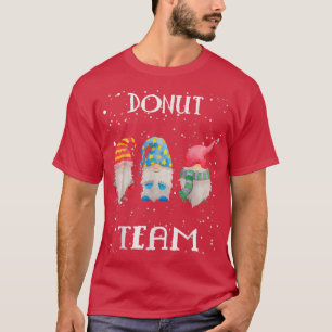 Doughnut Team Nordic Merry Christmas Gnome Baking T-Shirt