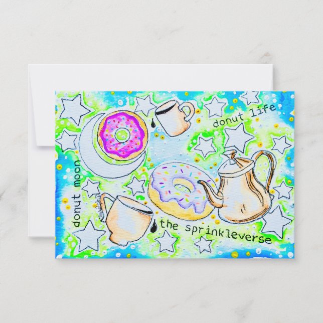 Doughnut Thank You Card (Front)