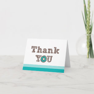 Doughnut Thank You Card