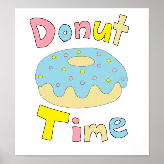 Doughnut Time Poster
