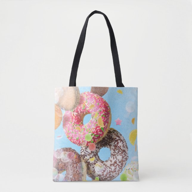 Doughnut treats tote bag (Front)
