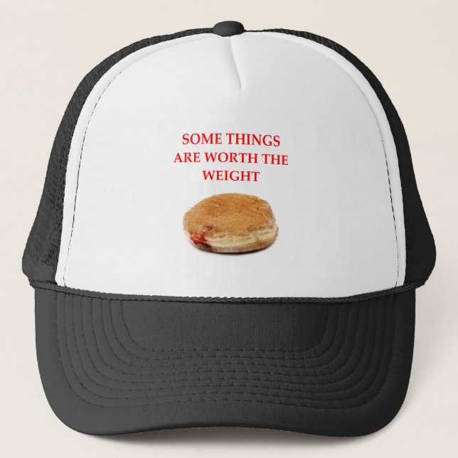 doughnut trucker hat (Front)