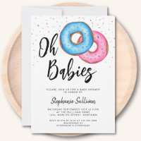 Doughnut Twins Baby Shower