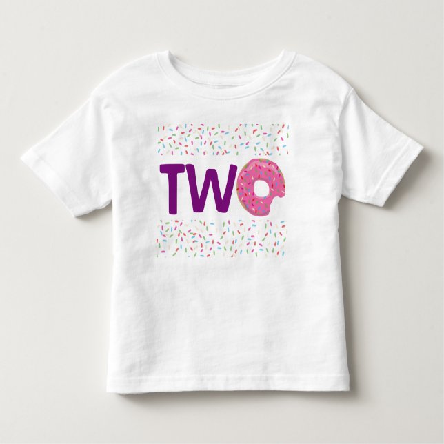 Doughnut TWO Toddler T-Shirt (Front)