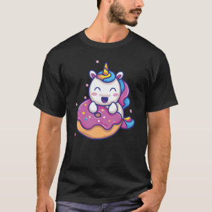 Doughnut Unicorn Happy Preschool T-Shirt