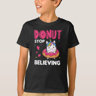 Doughnut Unicorn Pun Colourful Unicorns Doughnuts T-Shirt