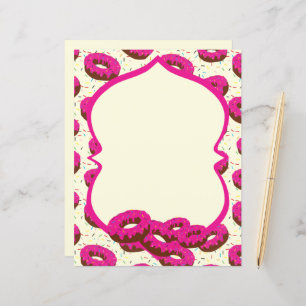 Doughnut unlined stationery paper