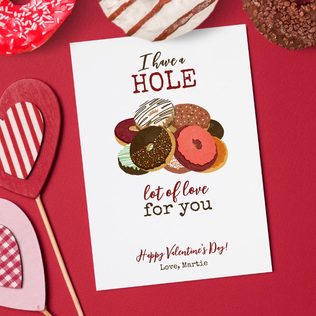 Doughnut Valentine Holiday Card (Creator Uploaded)