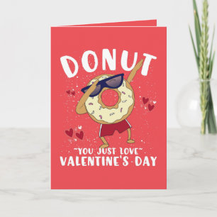 Doughnut Valentines Day Postcard