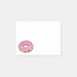 Doughnut w/ Sprinkles Breakfast Food Doughnut Post Post-it Notes