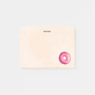 Doughnut With Pink Frosting And Sprinkles Post-it Notes