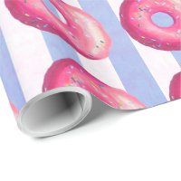 Doughnut With Pink Frosting And Sprinkles