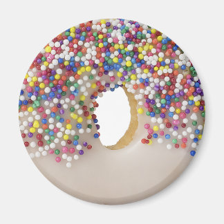 doughnut with sprinkles magnet