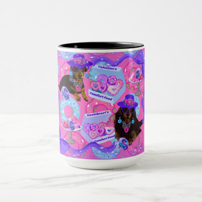 Doughnut Worry Doxies Coffee Mug (Center)