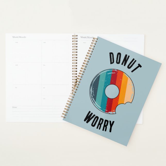 Doughnut Worry Green  Planner (Display)