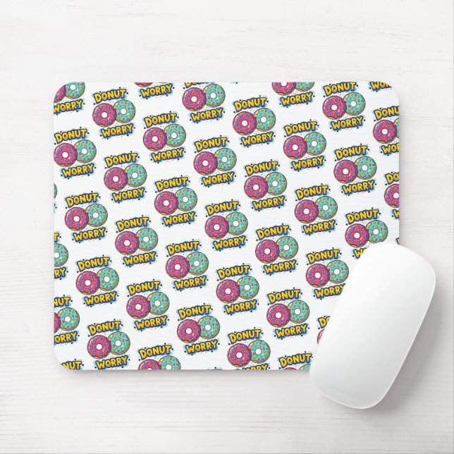 Doughnut Worry Mousepad (With Mouse)