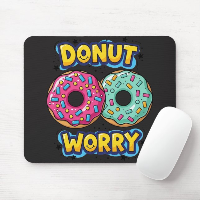 Doughnut Worry Mousepad (With Mouse)