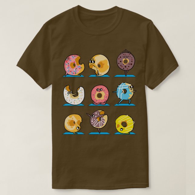 Doughnut Yoga T-Shirt (Design Front)