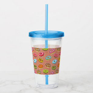 Doughnuts acrylic tumbler