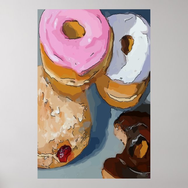 Doughnuts add text poster (Front)