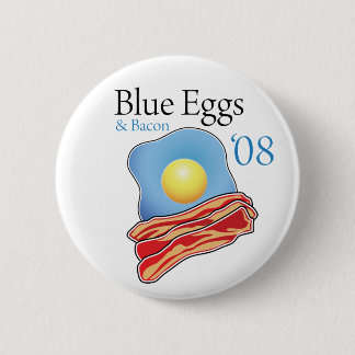 Doughnuts and Bacon For Obama 6 Cm Round Badge