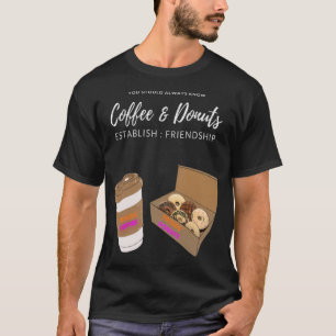 doughnuts and coffee make pirate birthday doughnut T-Shirt