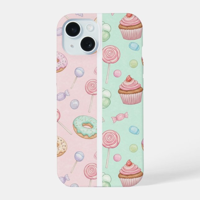  Doughnuts and Cupcakes by Natasha Us   iPhone 15 Case (Back)