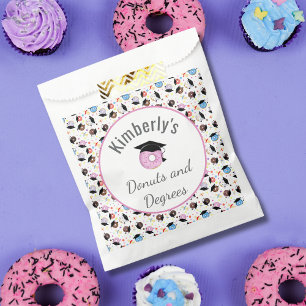 Doughnuts and Degrees Graduation Pattern Personali Favour Bags