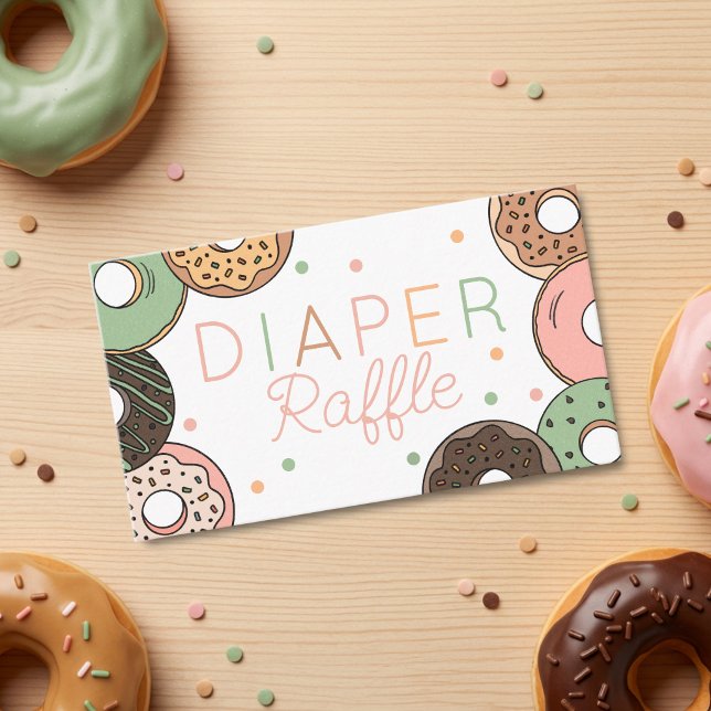 Doughnuts and Diapers Diaper Raffle Card (Creator Uploaded)