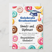 Doughnuts and Diplomas – Graduation Party Decor
