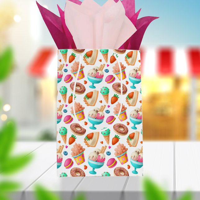 Doughnuts and Ice Cream Medium Gift Bag (Creator Uploaded)