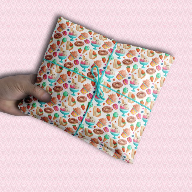 Doughnuts and Ice Cream Tissue Paper (Creator Uploaded)