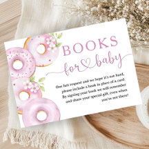 Doughnuts Baby Shower Girl Pink Books For Baby