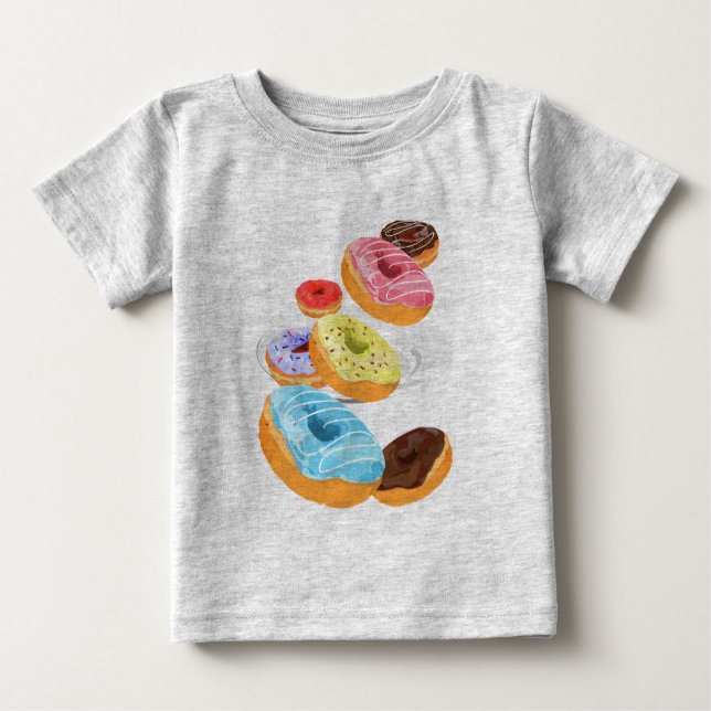 Doughnuts Baby T-Shirt (Front)