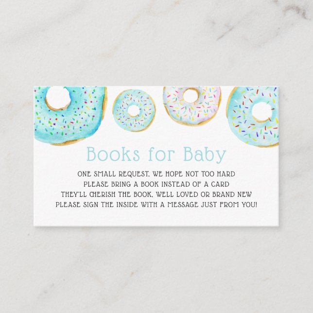 Doughnuts Books for Baby insert card (Front)