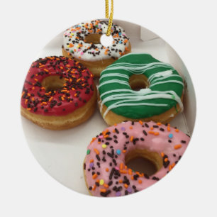 Doughnuts Ceramic Tree Decoration