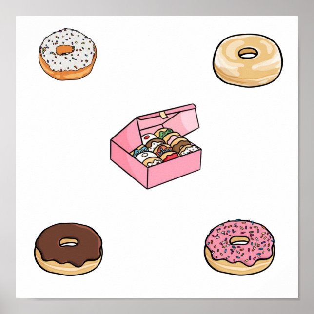 Doughnuts collection poster (Front)