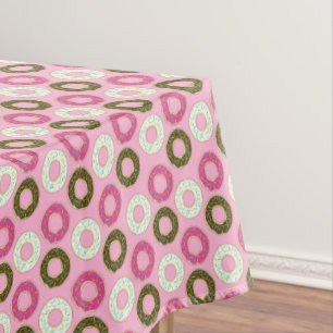 Doughnuts Colourful Doughnuts1st Birthday Party Tablecloth