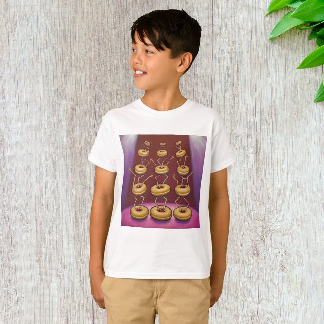 Doughnuts Dancing Whimsical Doughnut Characters T-Shirt (Creator Uploaded)