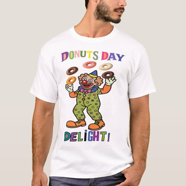 Doughnuts Day Delight! T-Shirt (Front)