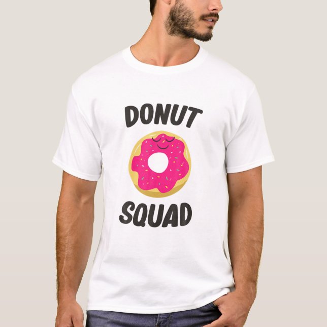 Doughnuts Doughnut Squad Team Doughnuts Funny Doug T-Shirt (Front)