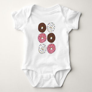 Doughnuts Doughnuts Frosting and Sprinkles Doughnu Baby Bodysuit