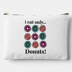 Doughnuts I Eat Only Doughnuts Makeup Bag