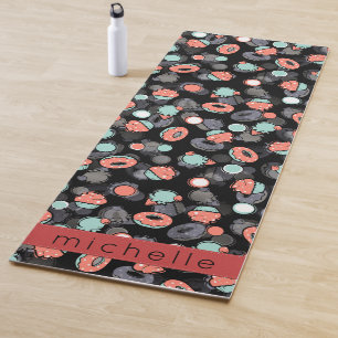 Doughnuts, Ice Cream, Cupcakes, Dessert, Your Name Yoga Mat