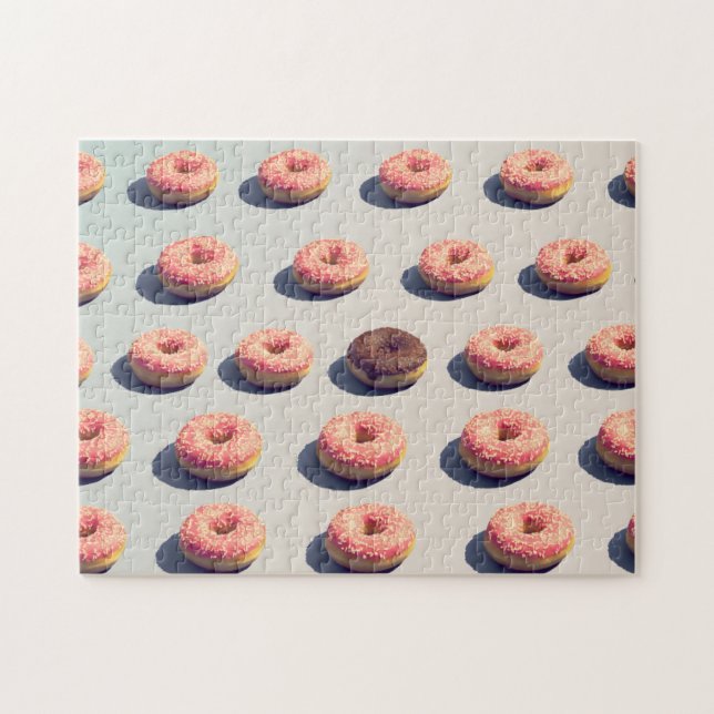 Doughnuts In A Group Jigsaw Puzzle (Horizontal)