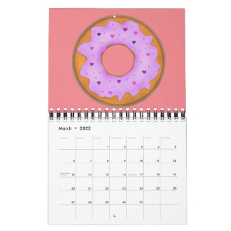 Doughnuts Love Calendar